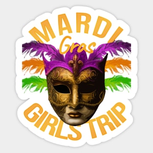 Mardi Gras Girls Trip Sticker